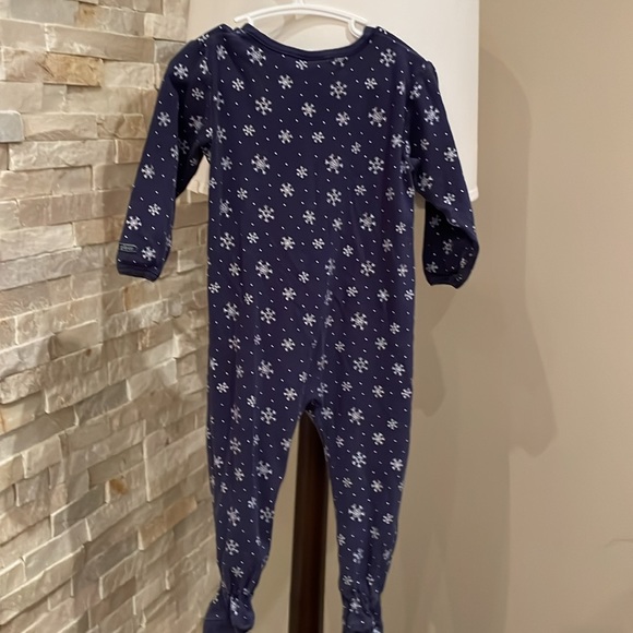 Navy snowflake pajama - Picture 5 of 5
